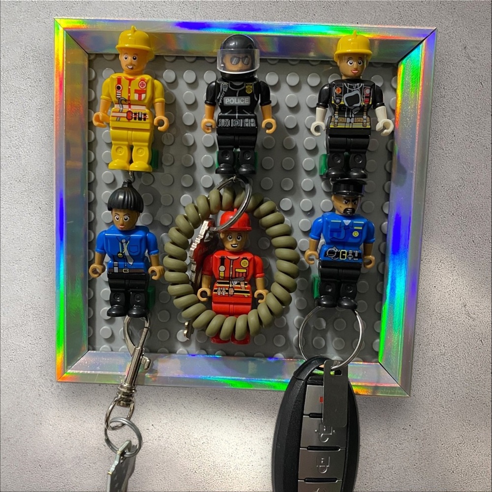 Lego keychain keys holder